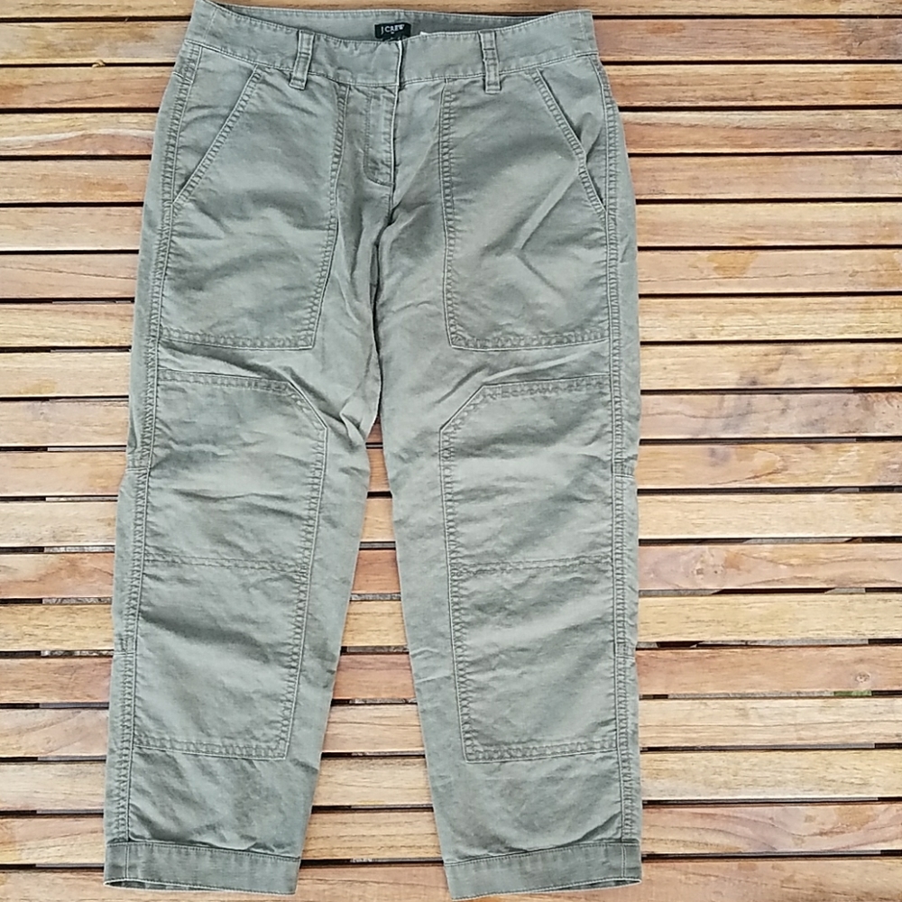 J. Crew City Fit Crop Pants